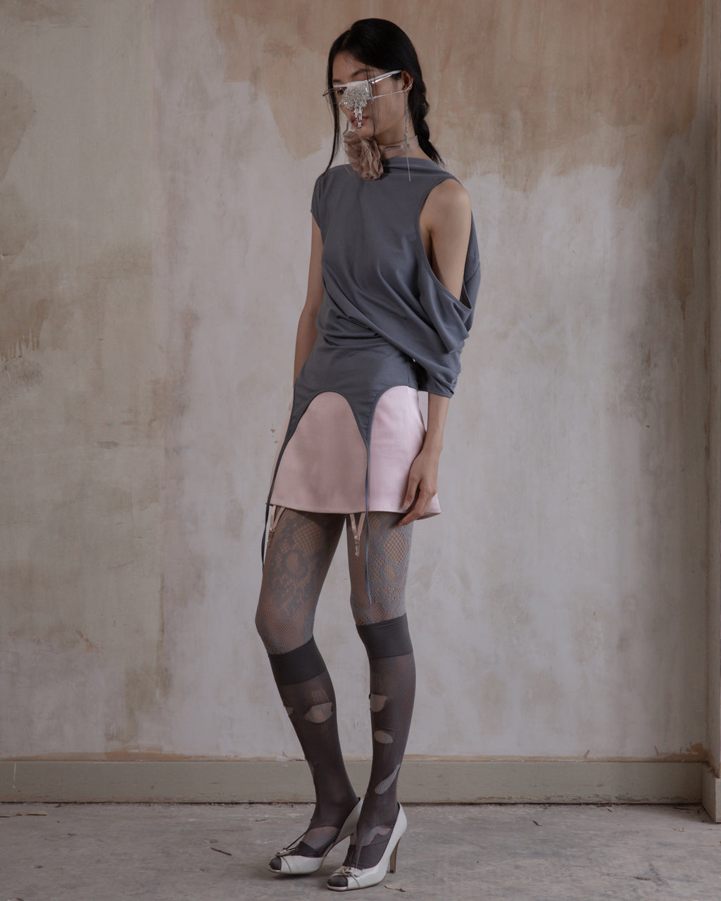 Hooded Short Sleeve | Ash