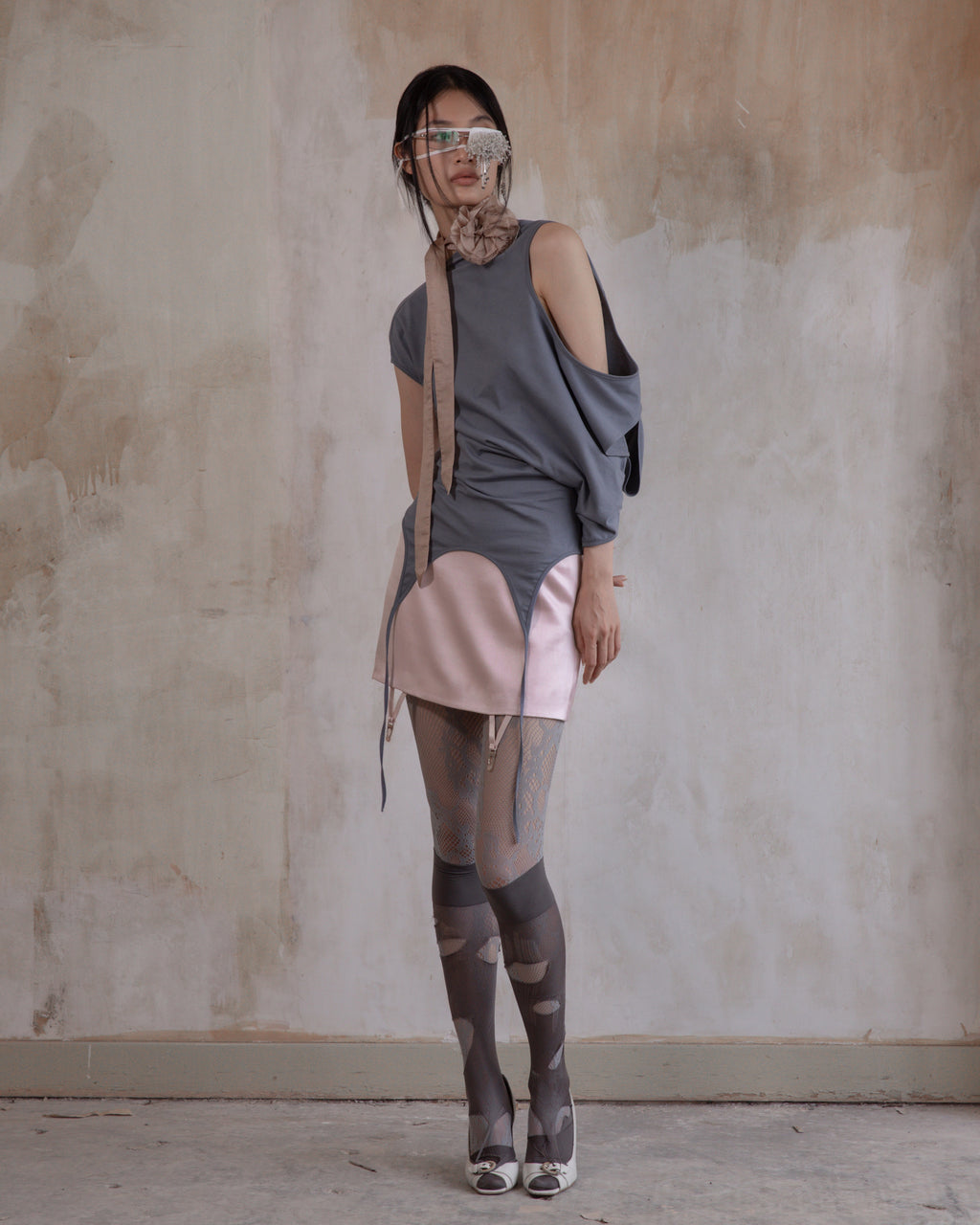 Hooded Short Sleeve | Ash