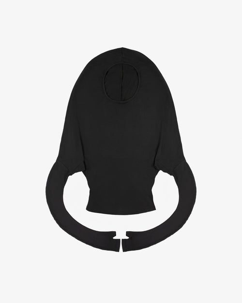 Hooded Banana Top | Black